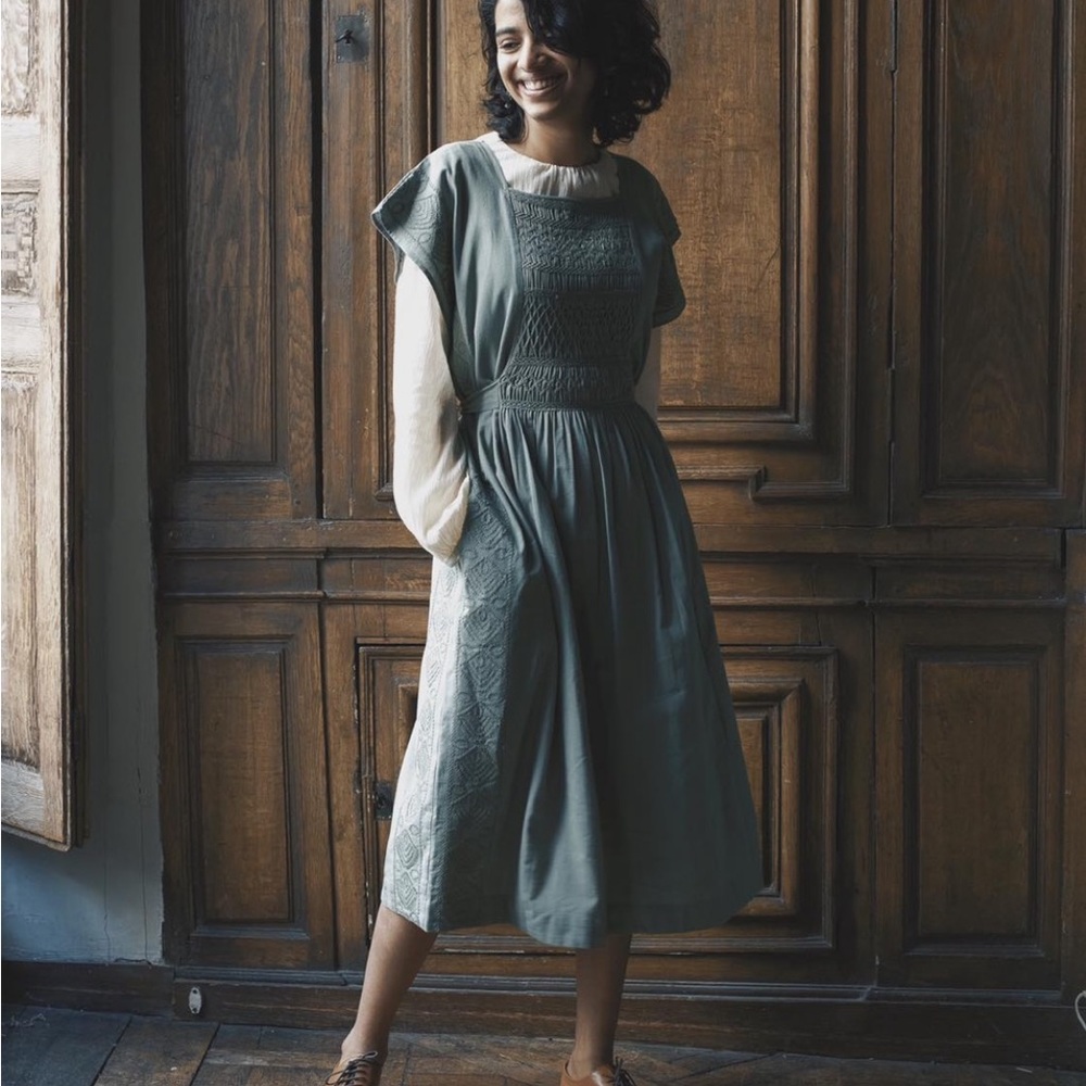 Voriagh smocked cotton dress
